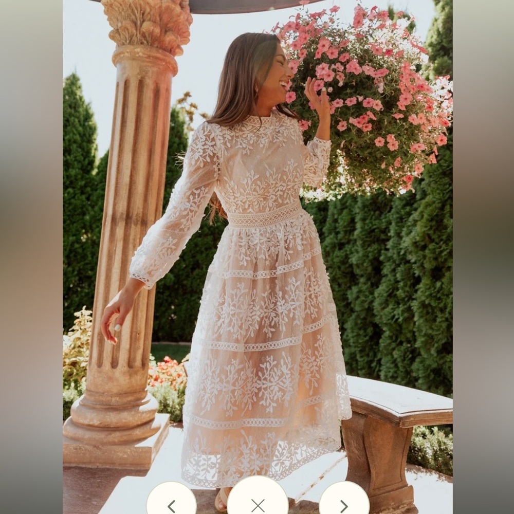 Ivy City Co - Sicily Dress - Champagne lining